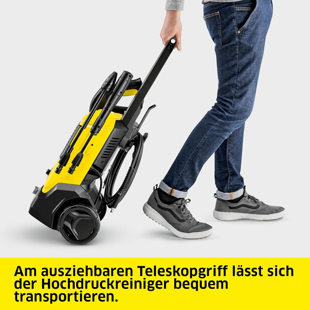 Kärcher hogedrukreiniger K 4 Power Control Flex Home, druk: max. 130 bar, wateropbrengst: 420 l/u, oppervlakteprestatie: 30 m²/u, waterfilter, gewicht: 11,5 kg, hogedrukpistool, vuilfrees, spuitlans, Home Kit