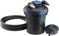 OASE 50499 Drukfilter BioPress Set 4000, vijverfilter filterset voor effectieve en snelle algenbestrijding, complete set incl. filterpomp en UVC-reiniger