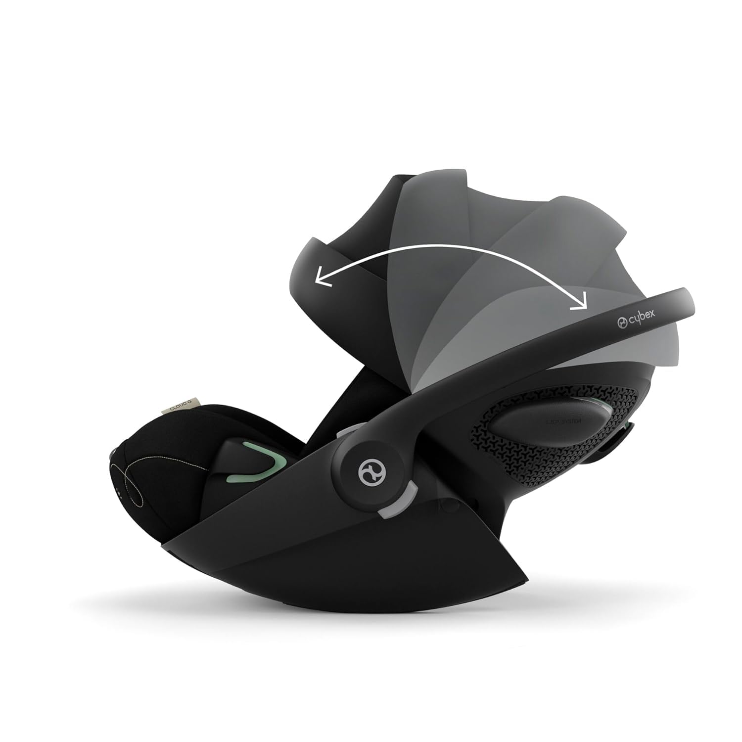 CYBEX Gold Kinderwagen EOS Lux 2-in-1 met Aton B2 i-Size autostoel en autostoeladapters, reissysteem, vanaf de geboorte tot 22 kg (ca. 4 jaar), Moon Black (Zwart)