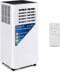 SereneLife 3-in-1 Mobiele Airconditioner met Afvoerslang – Klimaatregelaar als Luchtkoeler, Ventilator & Luchtontvochtiger – Mini Airco voor Ruimtes tot 28 m2 – Luchtkoeler voor Thuis & Kantoor 10.000 BTU