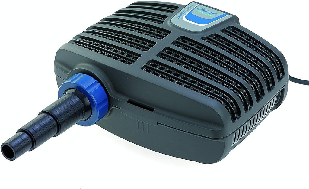 OASE 51096 Filter- en beeklooppomp AquaMax Eco Classic 5500, 5300 l/u pompcapaciteit, energiebesparende beeklooppomp, vijverpomp, filter, pomp, beekloop, donkergrijs