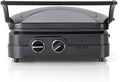Cuisinart Hot Plate Entertaining Grill & Griddle | XL Elektrische Plancha Grill, Teppanyaki Grillplaat voor thuis | Afneembare plaat met antiaanbaklaag, 2-zone temperatuurregeling tot 260°C