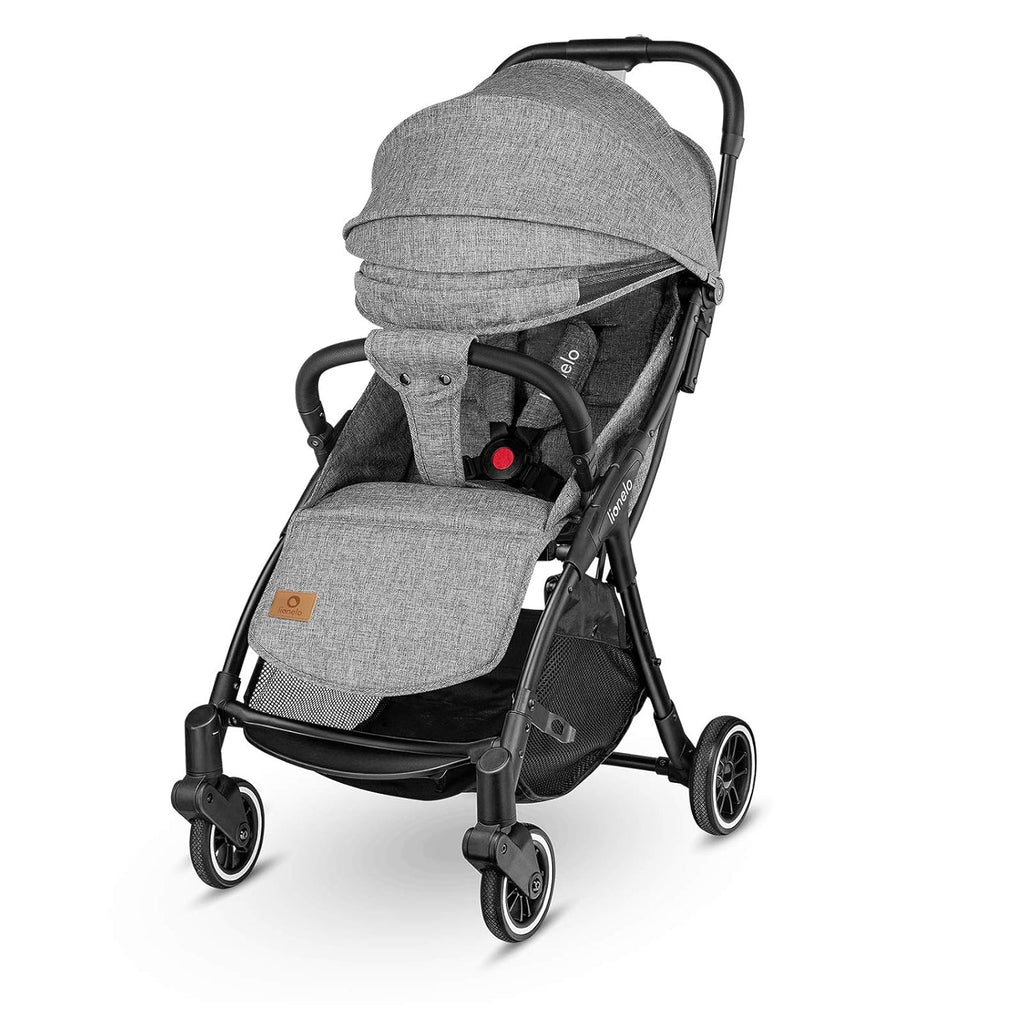 LIONELO Julie One Buggy kinderwagen tot 22 kg, verstelbare rugleuning en voetsteun, muskietennet, beenwarmers, bekerhouder en draagtas, inklapbaar