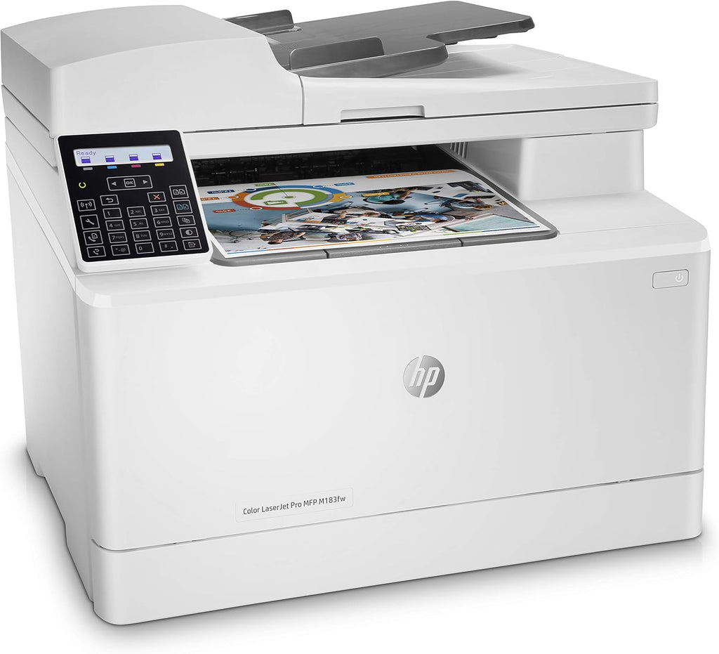HP Color LaserJet Pro MFP 3302fdwg multifunctionele kleurenlaserprinter, fax, automatisch dubbelzijdig afdrukken, touchscreen, wifi, ethernet, USB, HP Wolf Pro Security